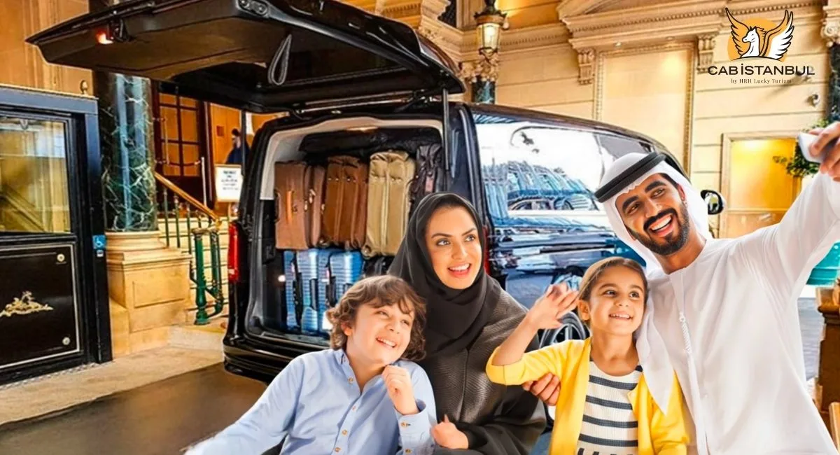 سيارة VIP أمام مطار إسطنبول الجديد جاهزة للتوصيل