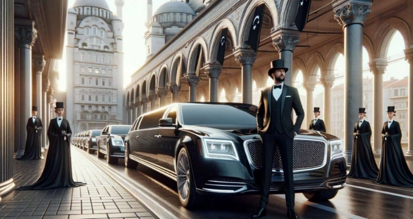 Stretch limousine rental Istanbul &mdash; elegant extended limousine for weddings and VIP events