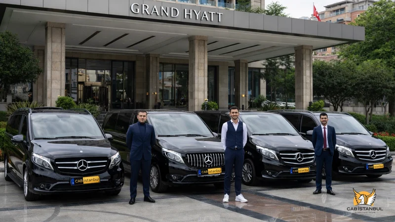 Mercedes Vito VIP van for SAW Airport private transfer Istanbul