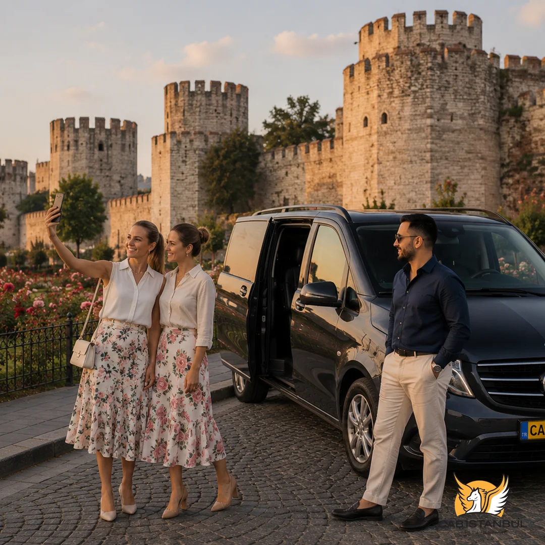 Yedikule Fortress and Byzantine walls — an Old City Istanbul stop reached by private chauffeur vehicle