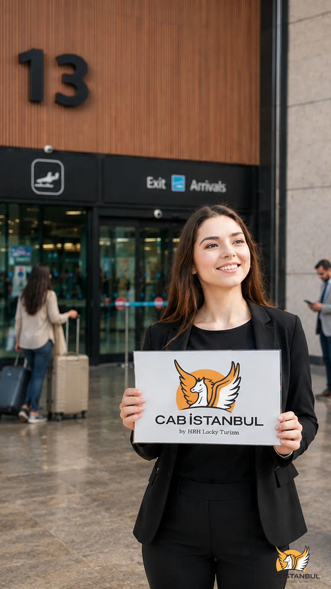 İstanbul Havalimanı buluşma noktası — iç hatlar ve dış hatlar karşılama alanı