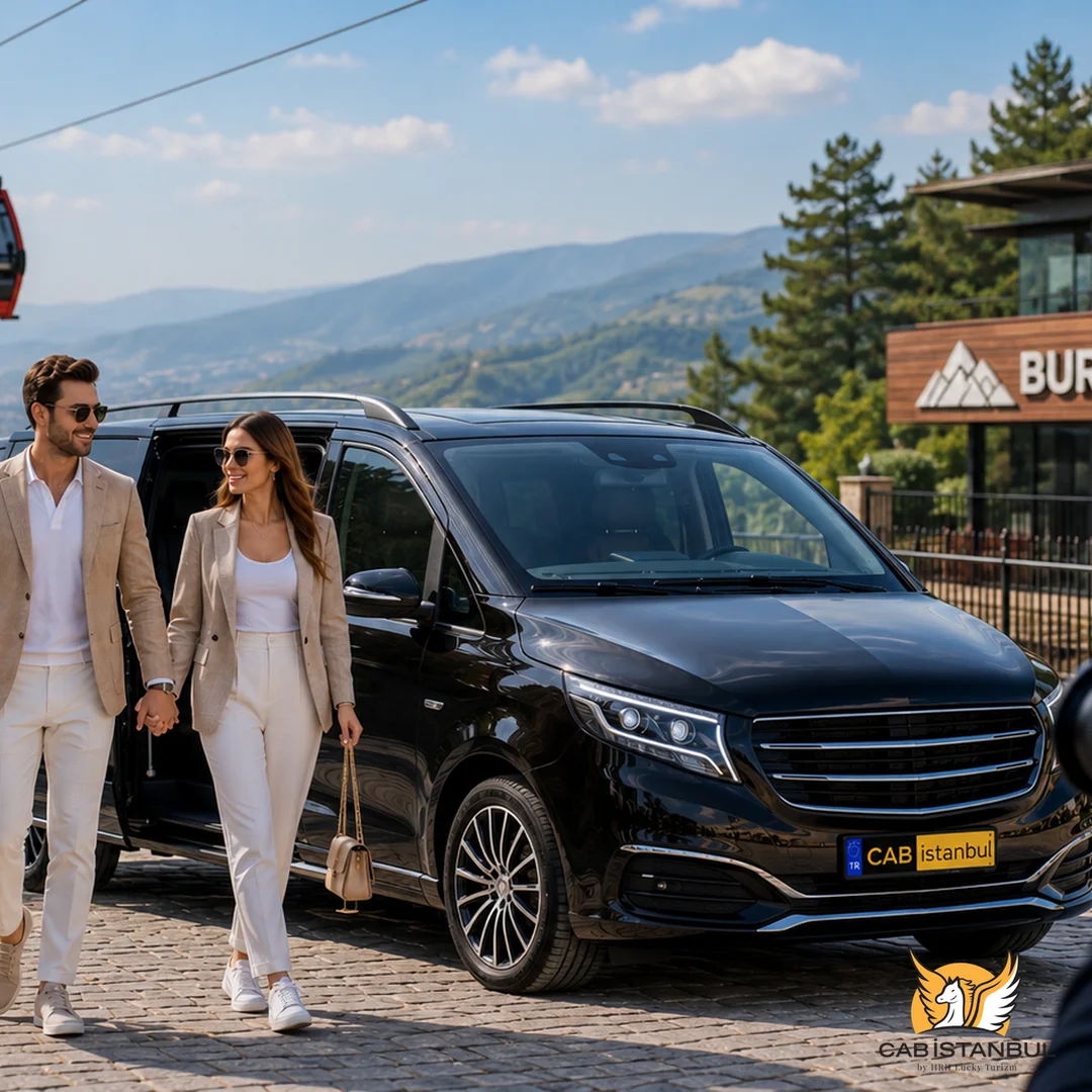 Bursa teleferik güzergahı ve Uludağ dağ manzarası