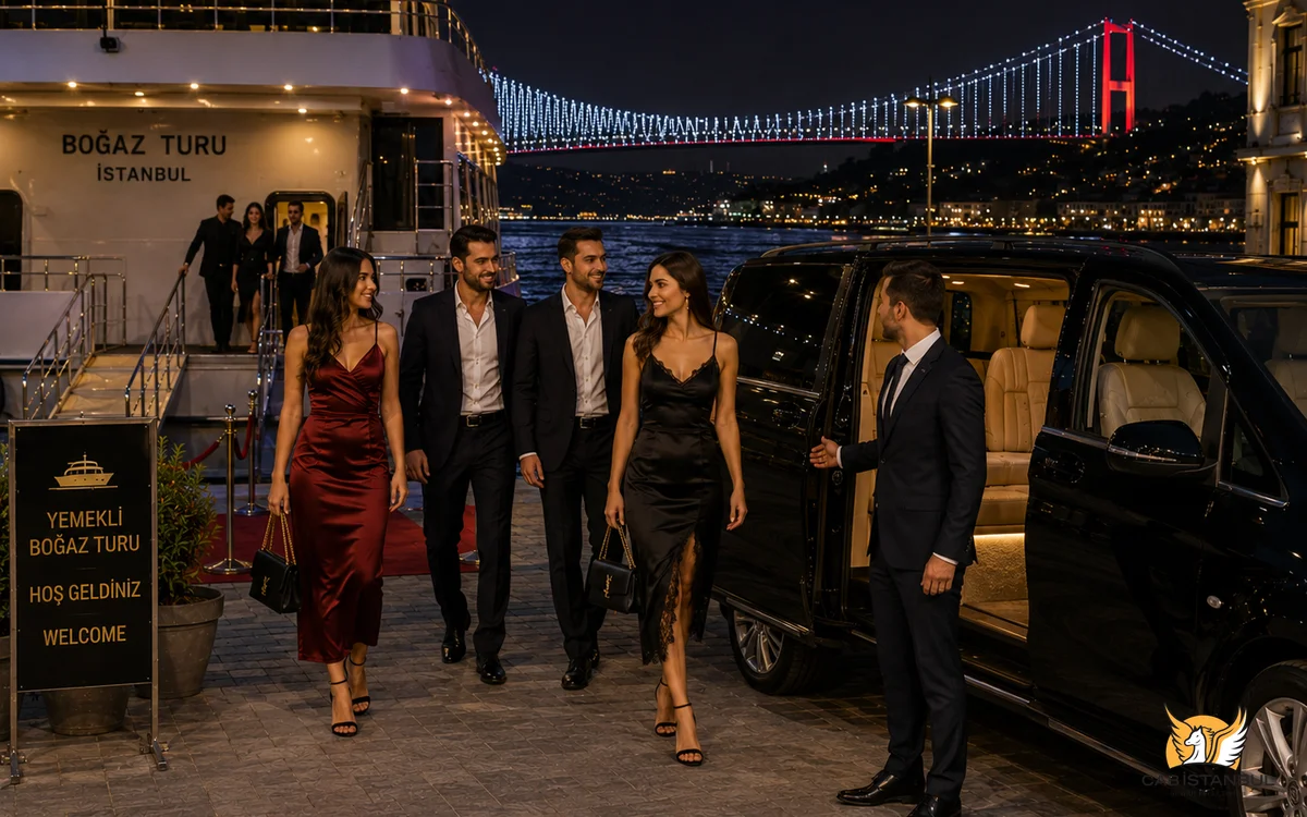 Yemekli Boğaz Turu İçin Şoförlü Araç Kiralama | Özel Transfer