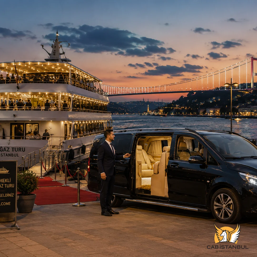 İstanbul havalimanından Boğaz turu kalkış noktasına özel şoförlü araç transferi