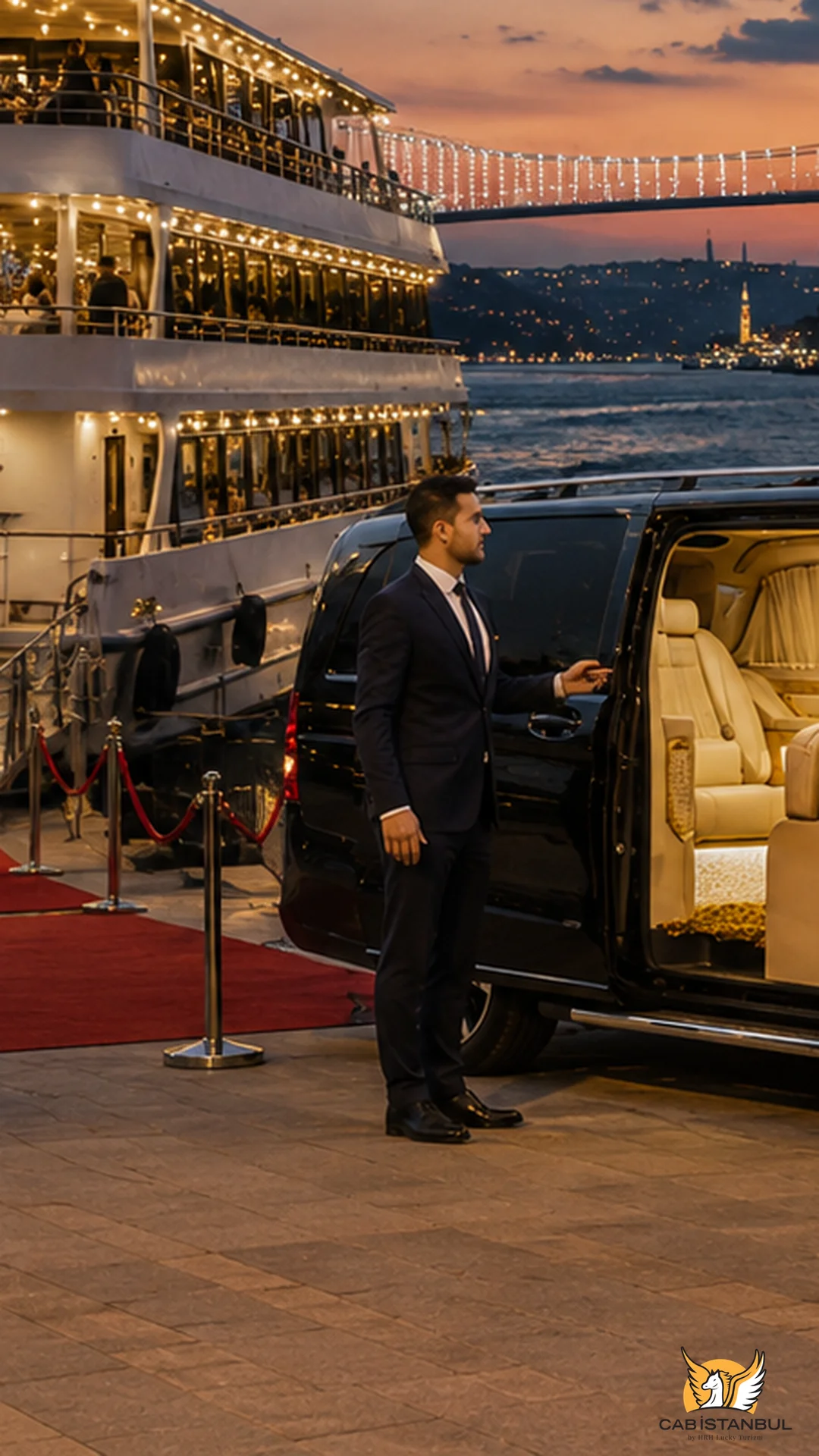 VIP Mercedes araç ile Boğaz turu özel transfer hizmeti