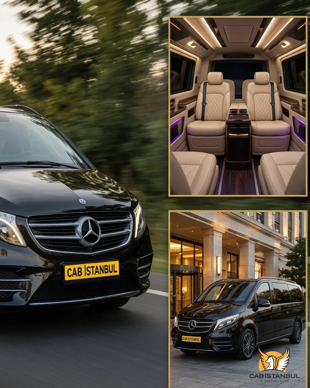 Şoförlü VIP Vito kiralama İstanbul — Cab Istanbul lüks van ve profesyonel şoför