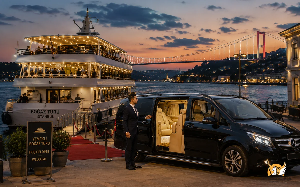 Traslado privado al aeropuerto de Estambul &mdash; conductor profesional y furgoneta Mercedes en llegadas IST