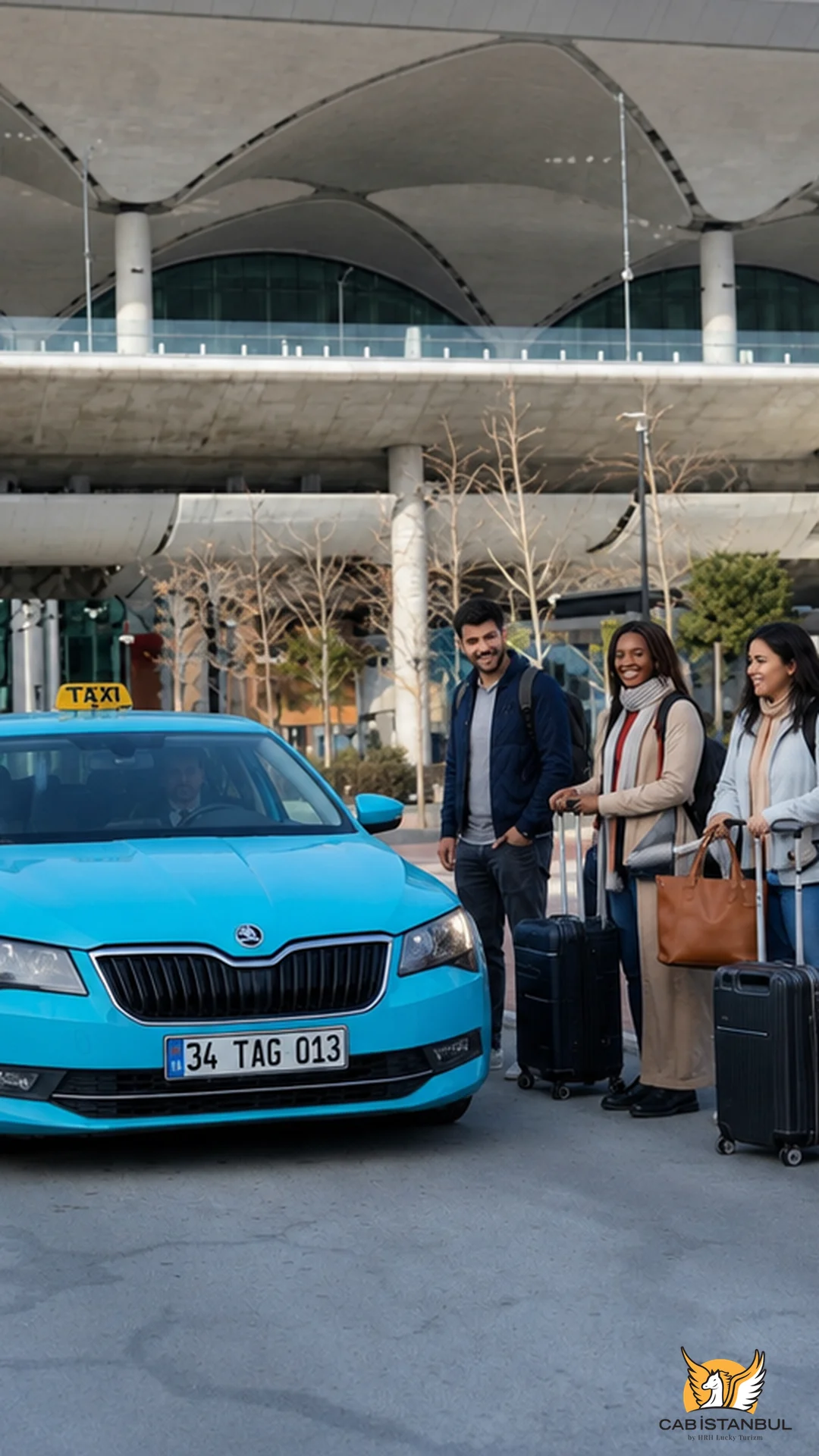 Turquoise taxi Istanbul — comfort class cab with more spacious interior