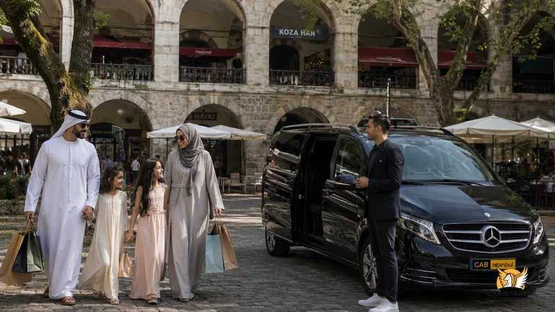 Furgoneta VIP espaciosa para viajes en familia y grupos en Estambul