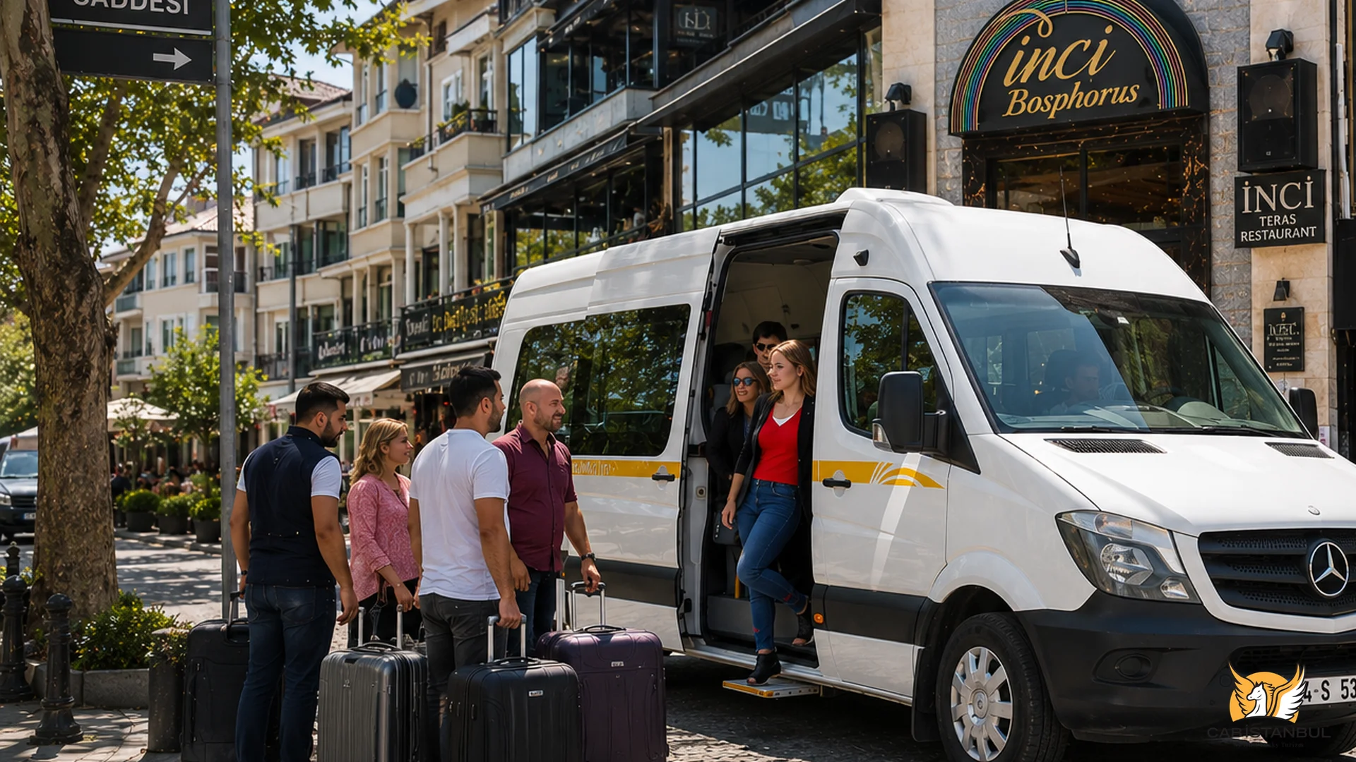 Autocar HAVAIST en el Aeropuerto de Estambul — servicio oficial de shuttle con portaequipajes