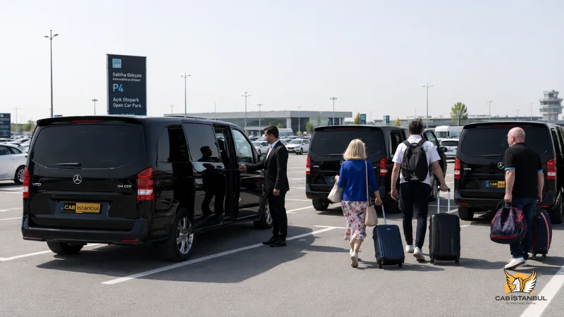 İstanbul Havalimanı geliş kapısında özel transfer aracı