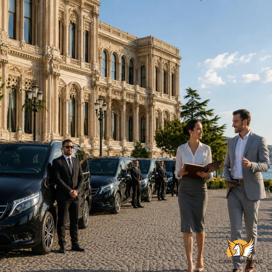 Mercedes Sprinter minibus with driver Istanbul — chauffeur-driven group airport transfer and corporate shuttle service