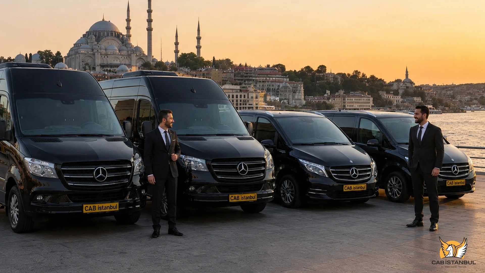 Mercedes Vito van with driver Istanbul — VIP and standard chauffeur service for small groups