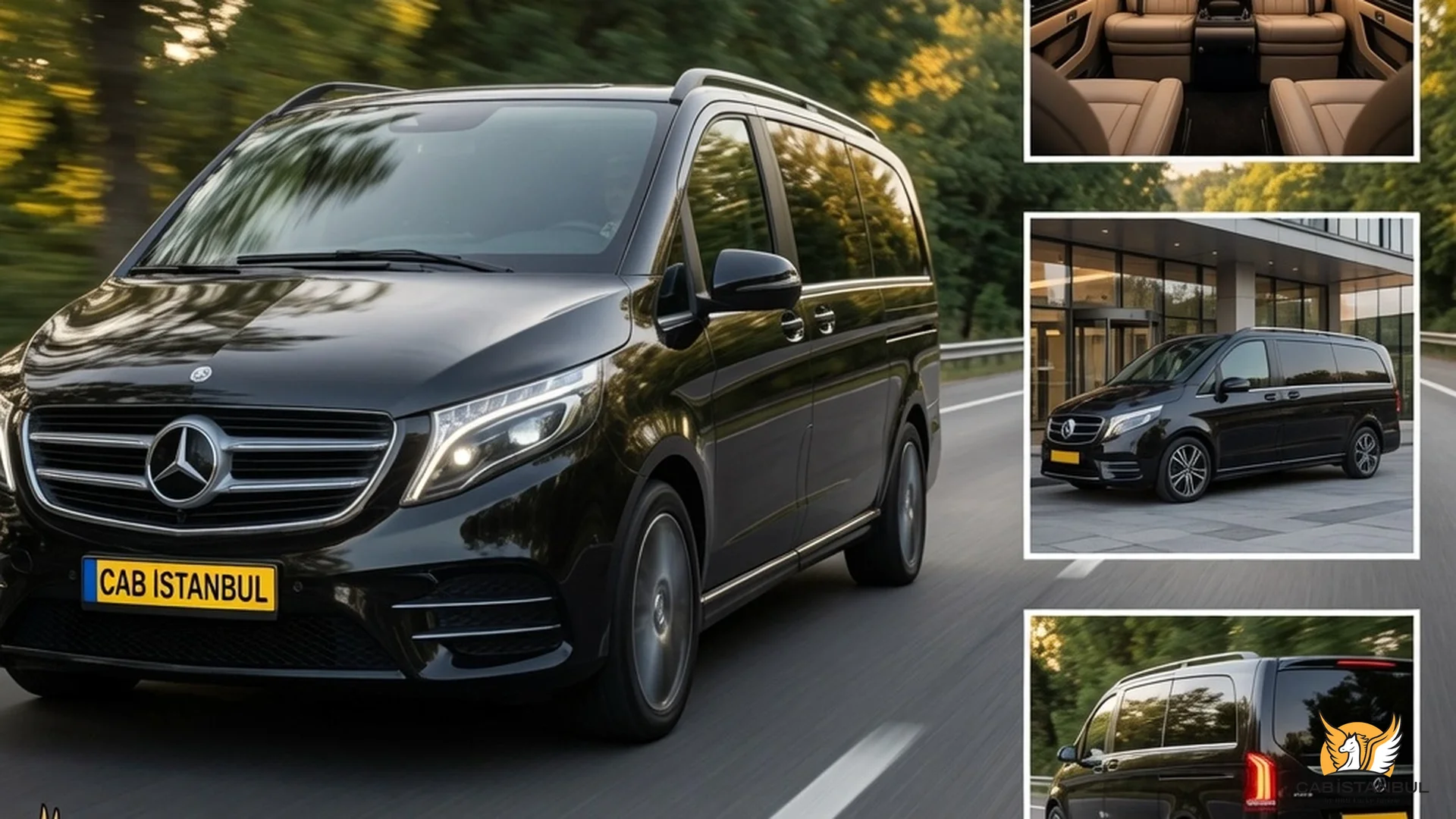 Mercedes Vito van with driver Istanbul — VIP and standard chauffeur service for small groups
