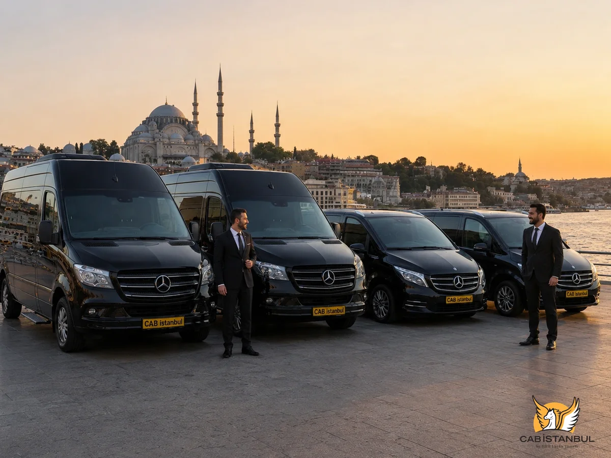 Ford Tourneo Custom and Volkswagen Caravelle minivan models Istanbul