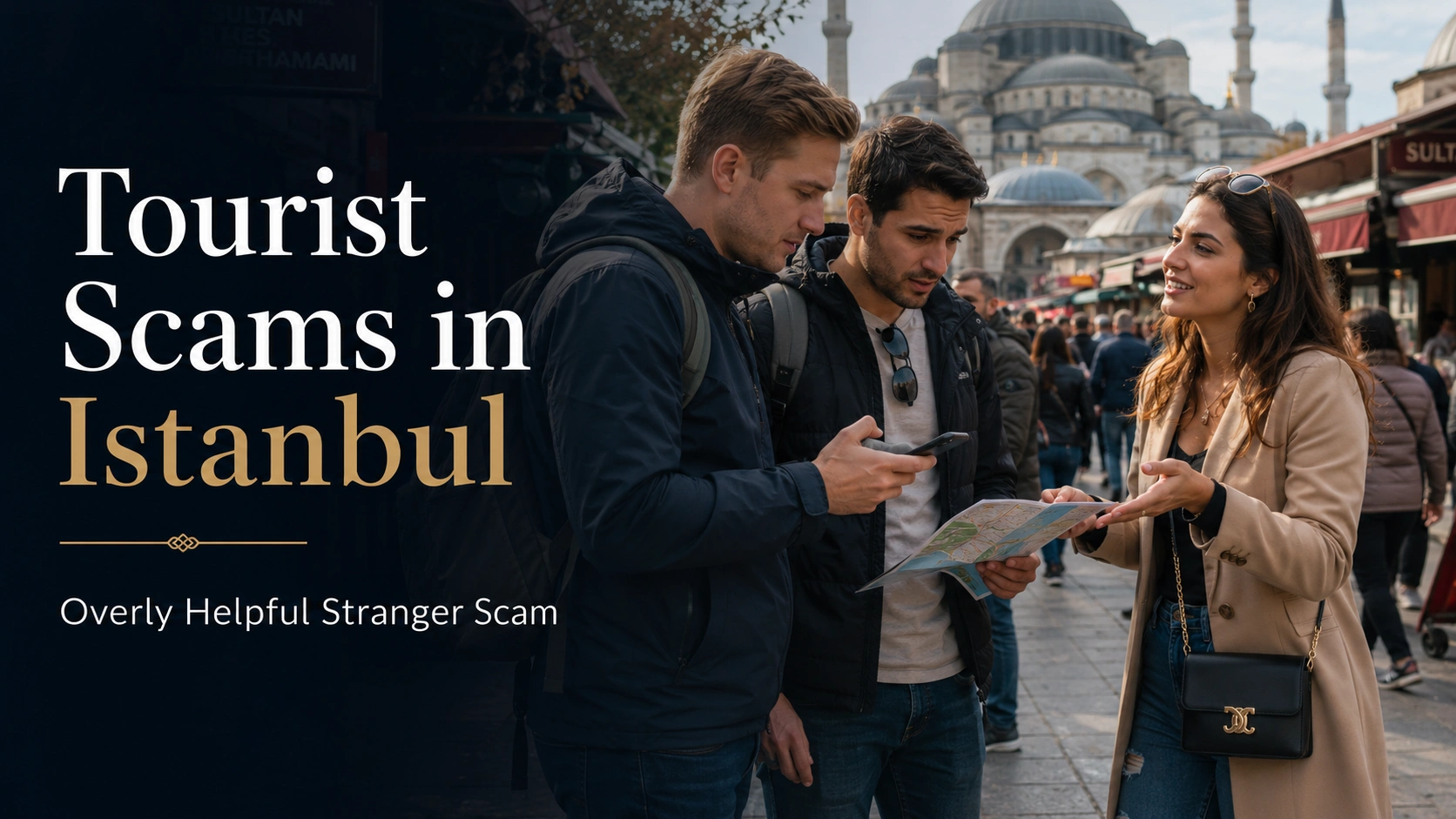 Friendly female stranger approach scam in Istanbul nightlife