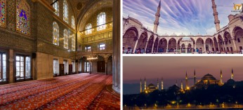 Grandeur of the Blue Mosque (Sultanahmet) in Istanbul