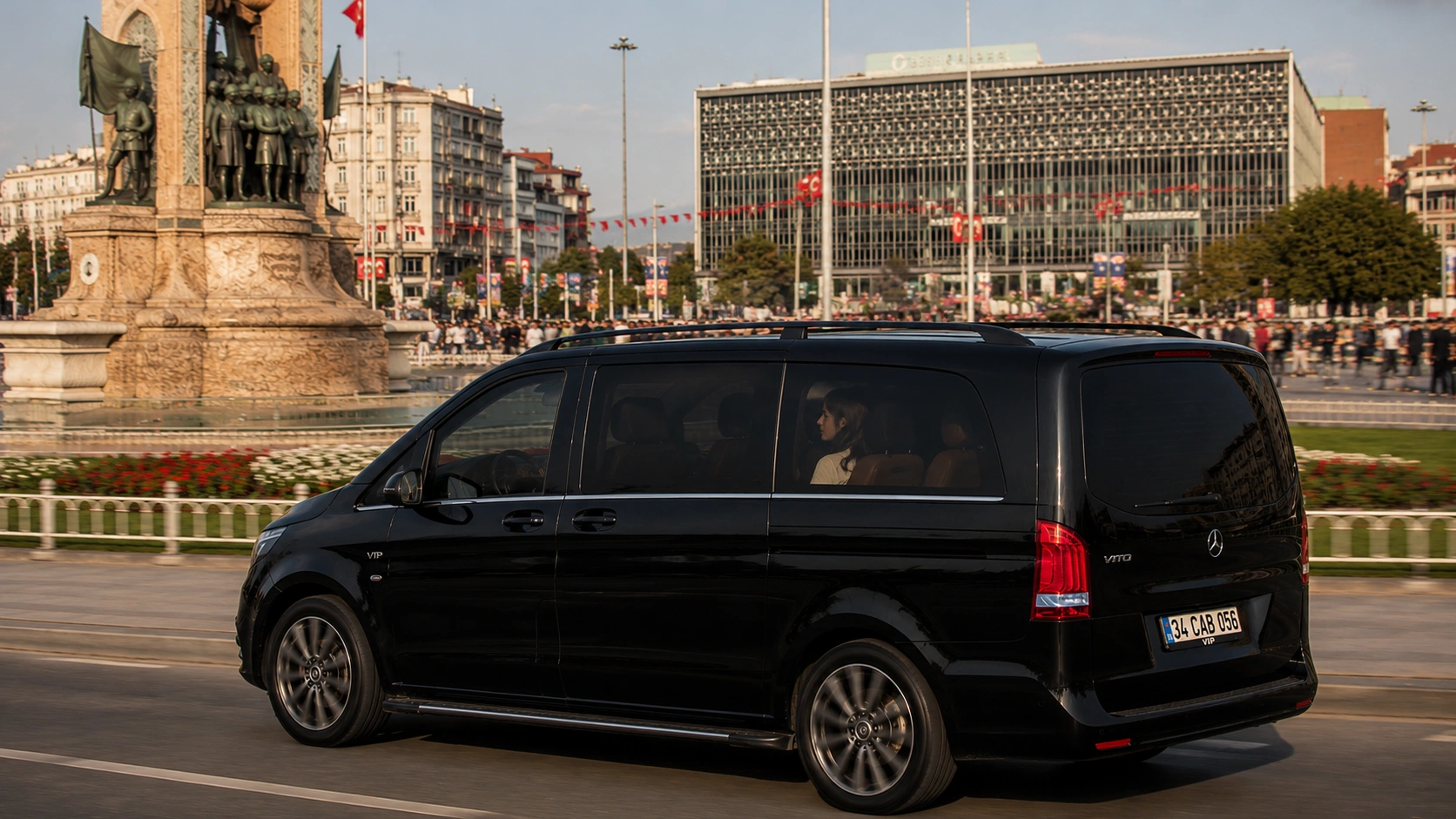 İstanbul Havalimanı'ndan Taksim'e CAB Istanbul özel VIP transfer güzergahı