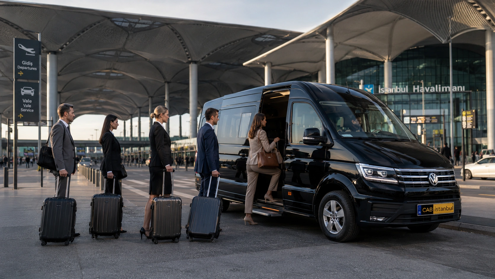 Transfert aéroport d'Istanbul (IST) — Chauffeur privé · Prix fixe confirmé