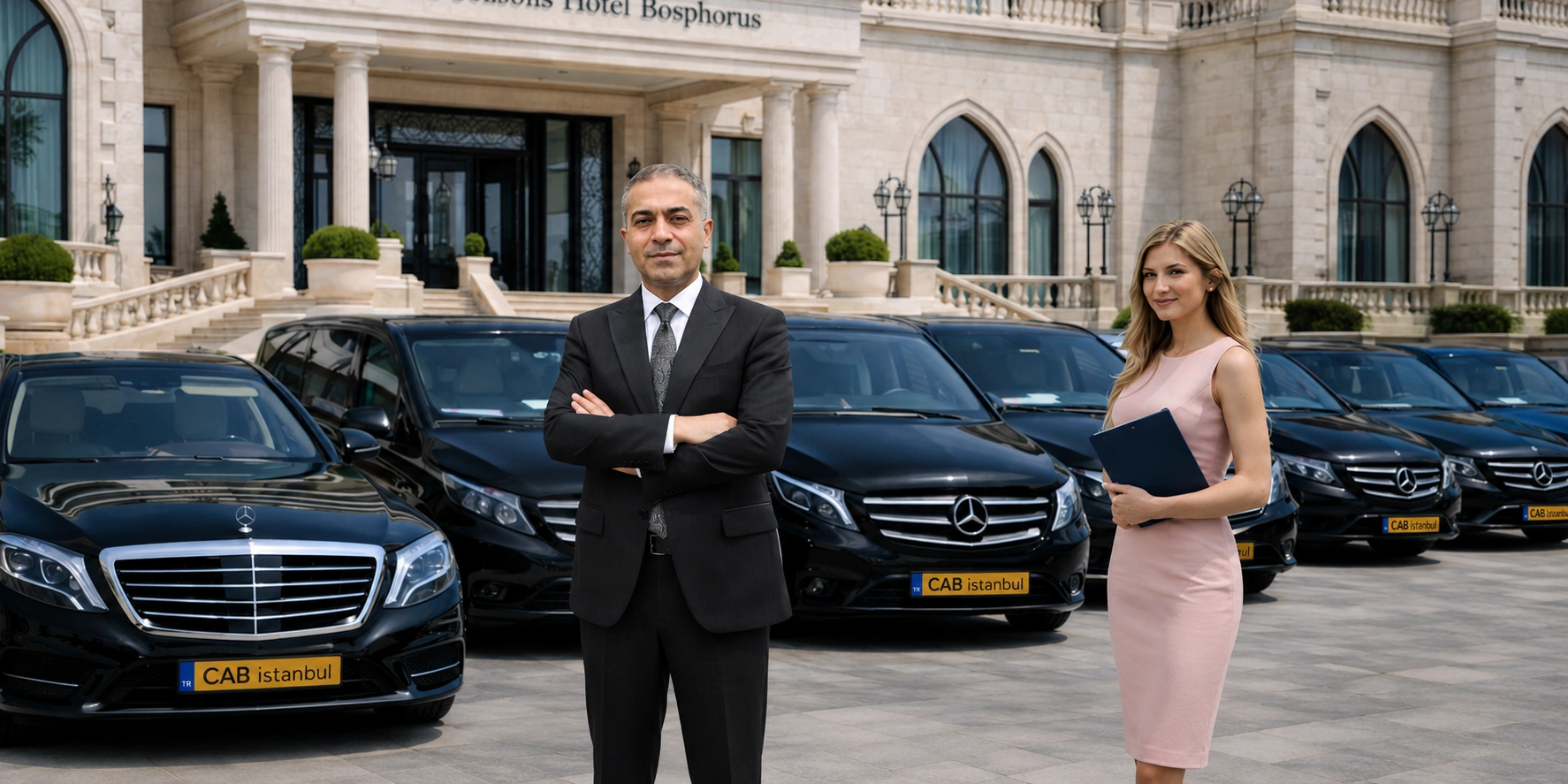 توصيل في آي بي إسطنبول — مرسيدس فيتو مع سائق خاص من المطار في آي بي