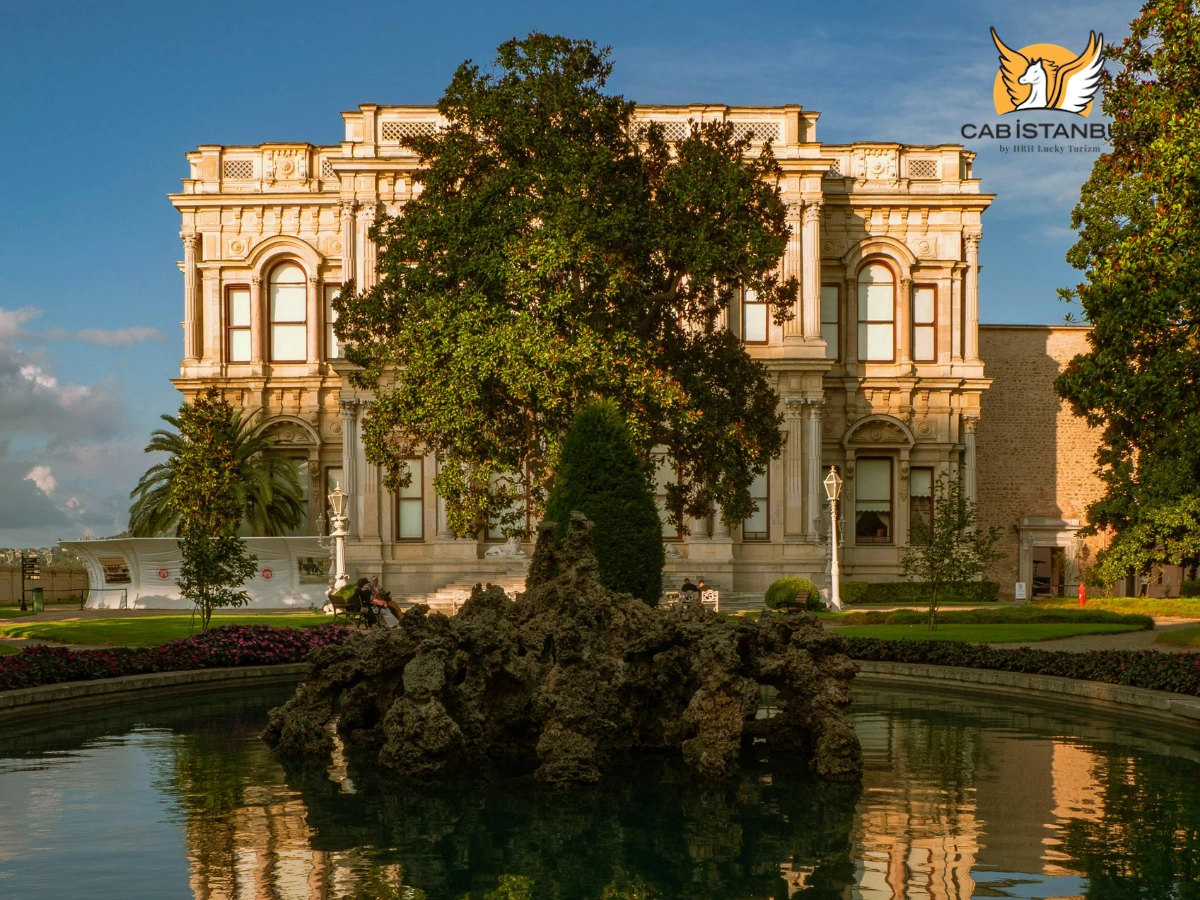 The terraced gardens of Beylerbeyi Palace
