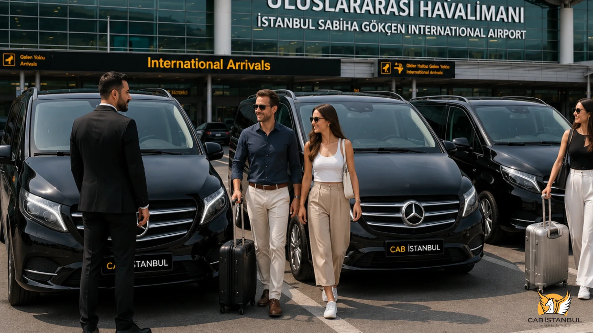 Cab-Istanbul-Transferfahrzeug Mercedes Vito für den IST-nach-SAW-Transfer