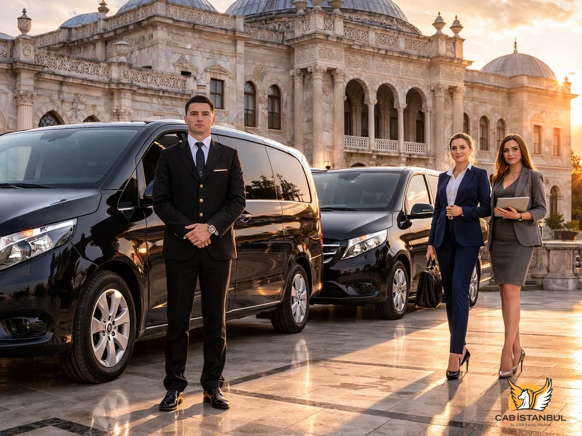 VIP private transfer vehicle for groups travelling from Istanbul Airport to Taksim