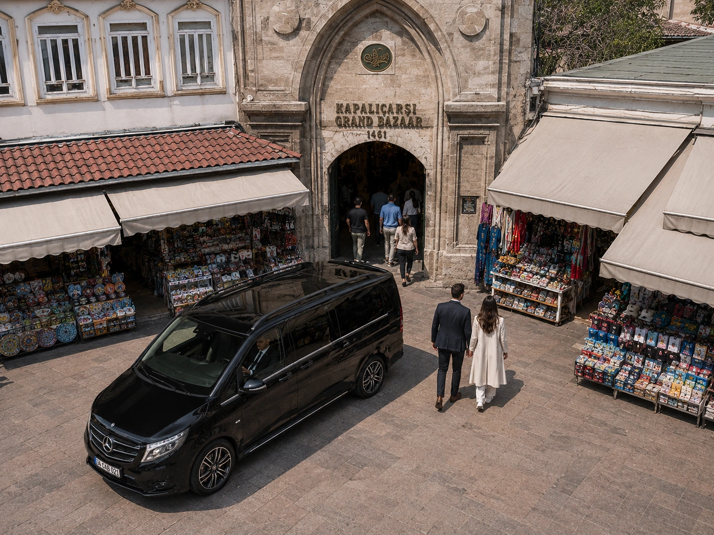 The Grand Bazaar entrance near Beyazit Square in Istanbul — served by HAVAIST from Istanbul Airport on the Aksaray route