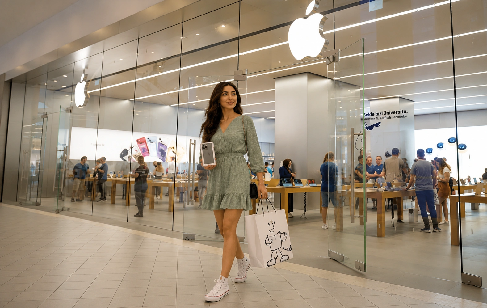 伊斯坦布尔亚洲区 Akasya 购物中心内的 Apple 门店