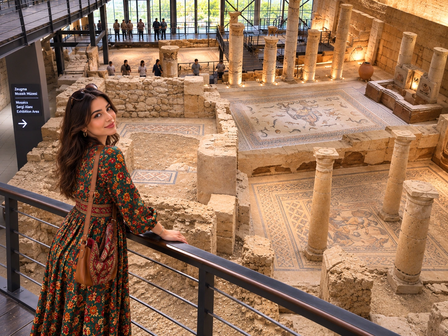 Zeugma Mosaic Museum building and gallery complex in Gaziantep