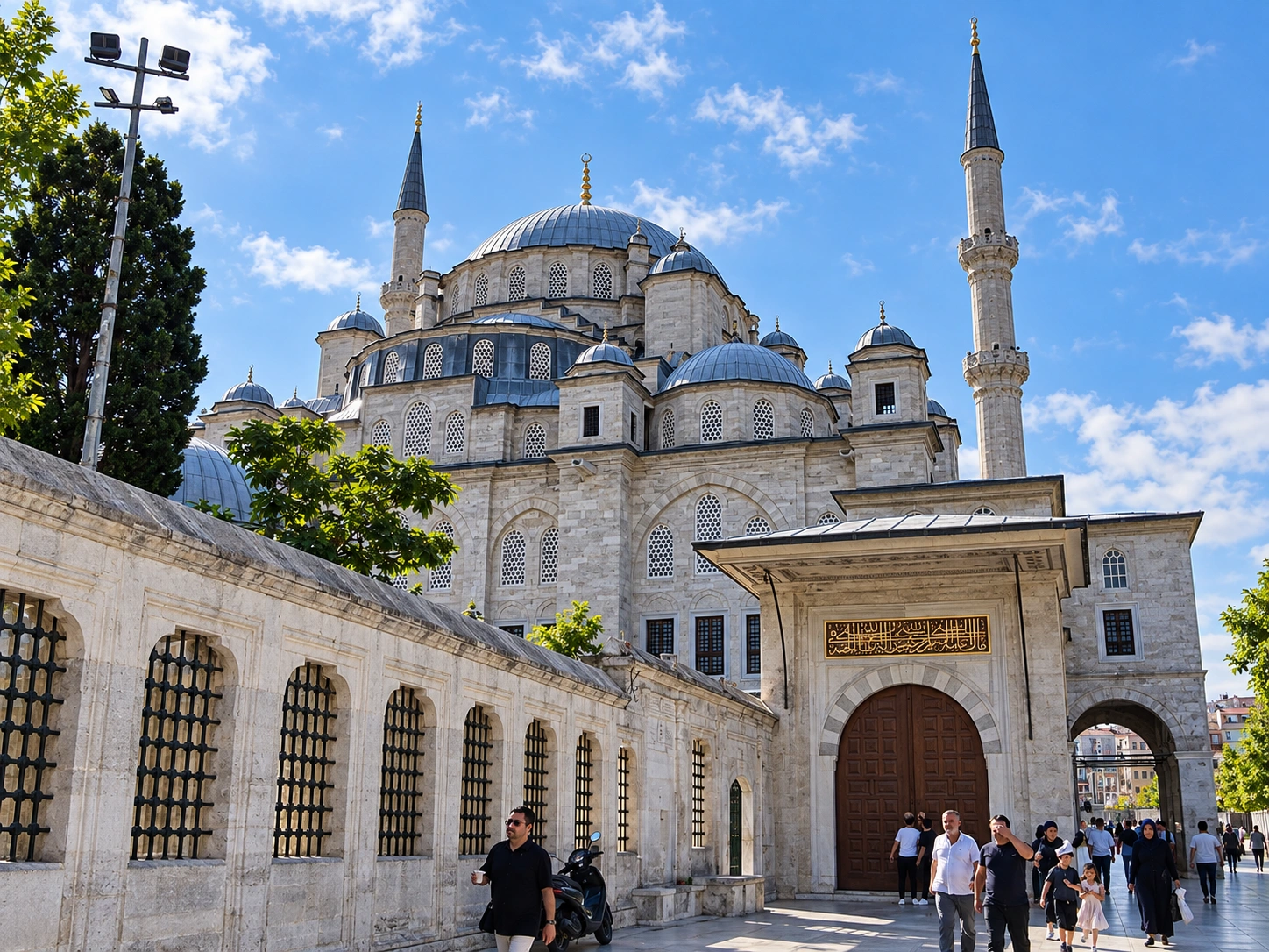 Fatih Mosque complex in the Fatih district of Istanbul