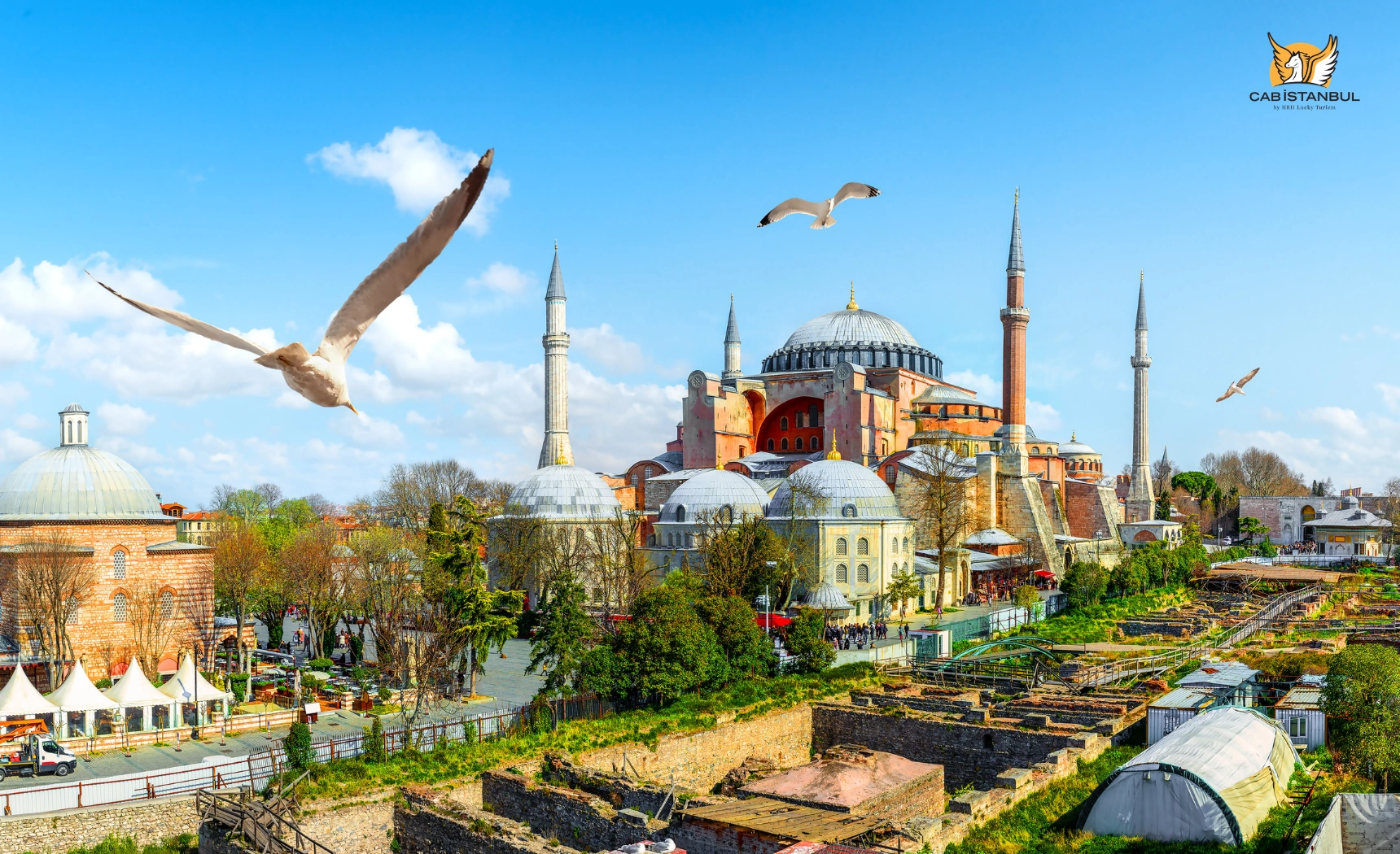 Hagia Sophia Grand Mosque on Sultanahmet Square in Istanbul