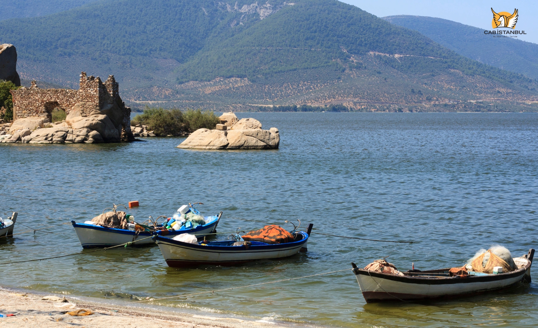 Lakeside ruins and landscape attractions around Lake Bafa