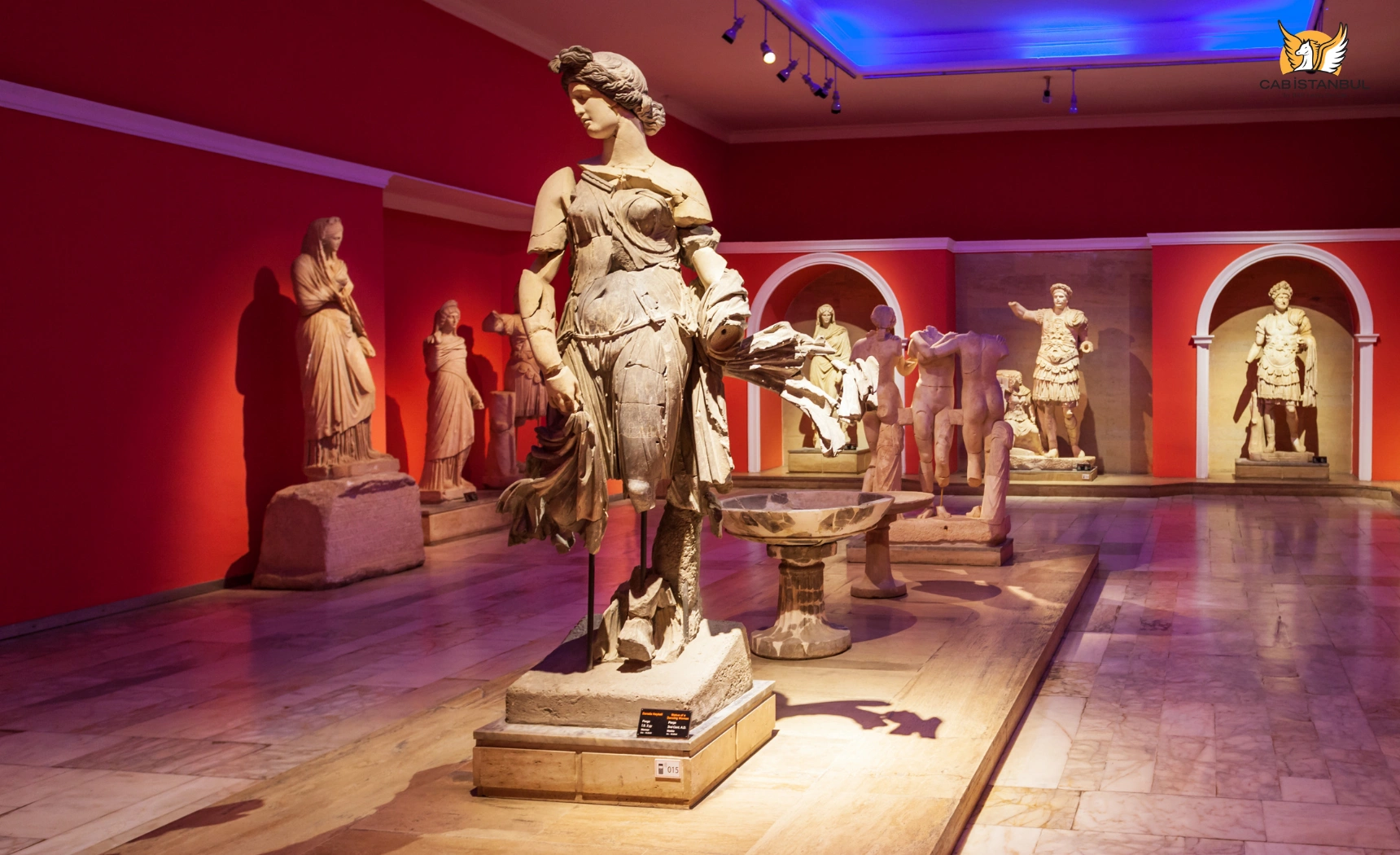 Artemis statue formerly displayed at Antalya Archaeological Museum