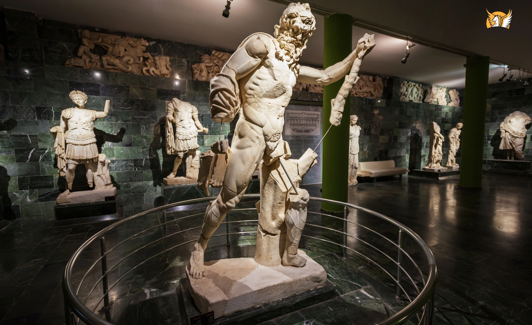 Weary Herakles statue formerly displayed at Antalya Archaeological Museum