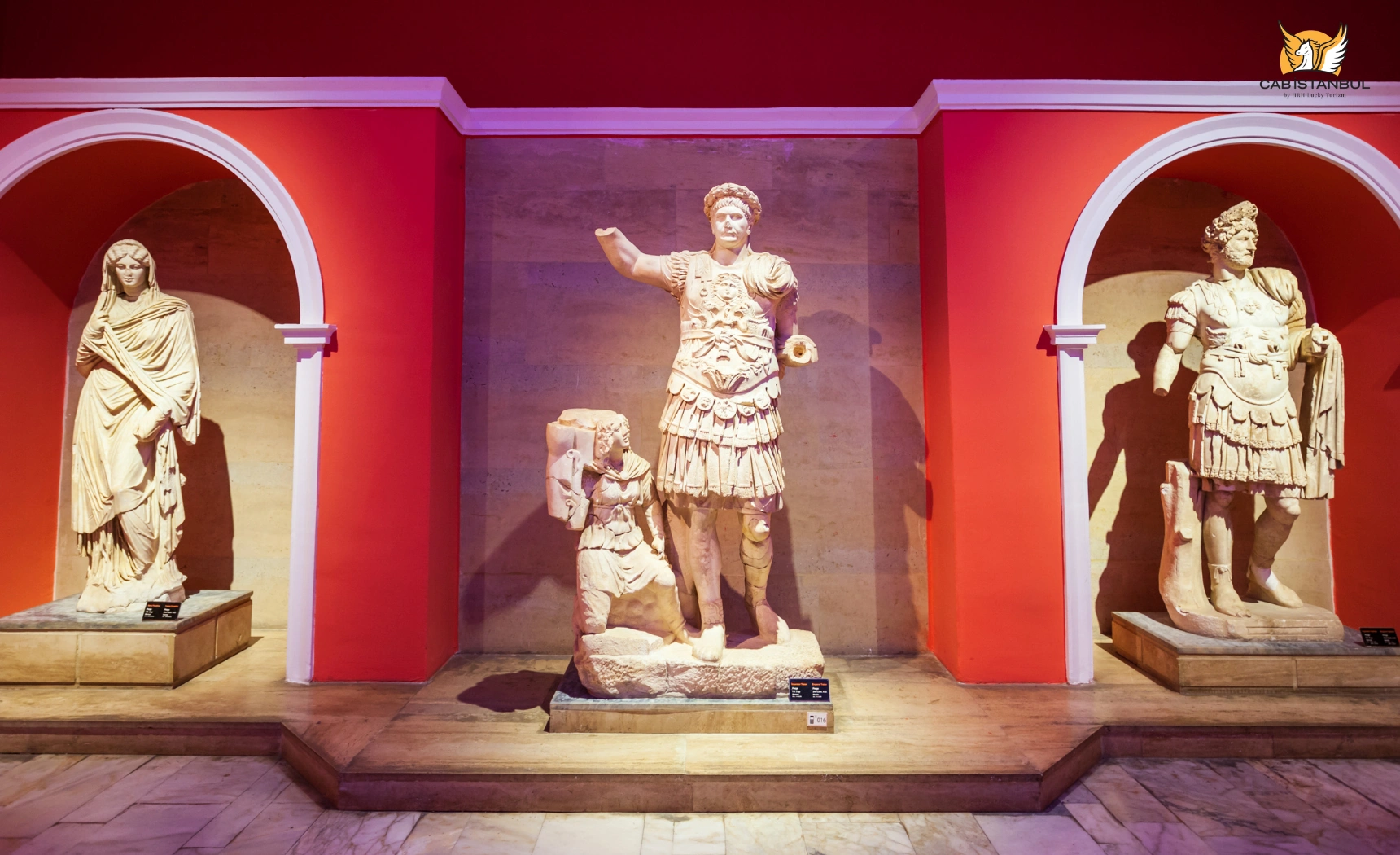 Former interior exhibition space at Antalya Archaeological Museum