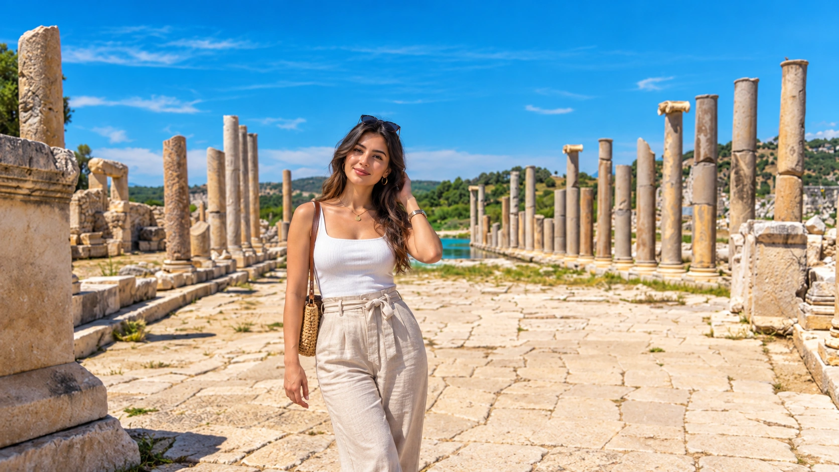 Archaeological remains at Patara Ancient City in the Kaş district