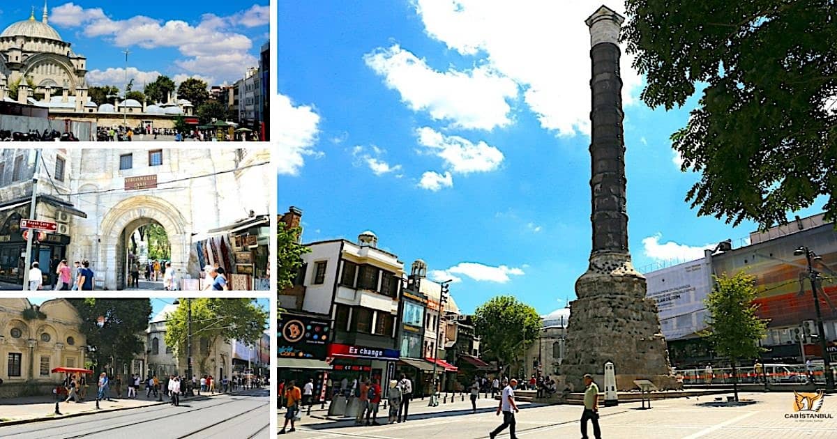 Column of Constantine (Çemberlitaş) and Mescid El-Nuruosmaniye