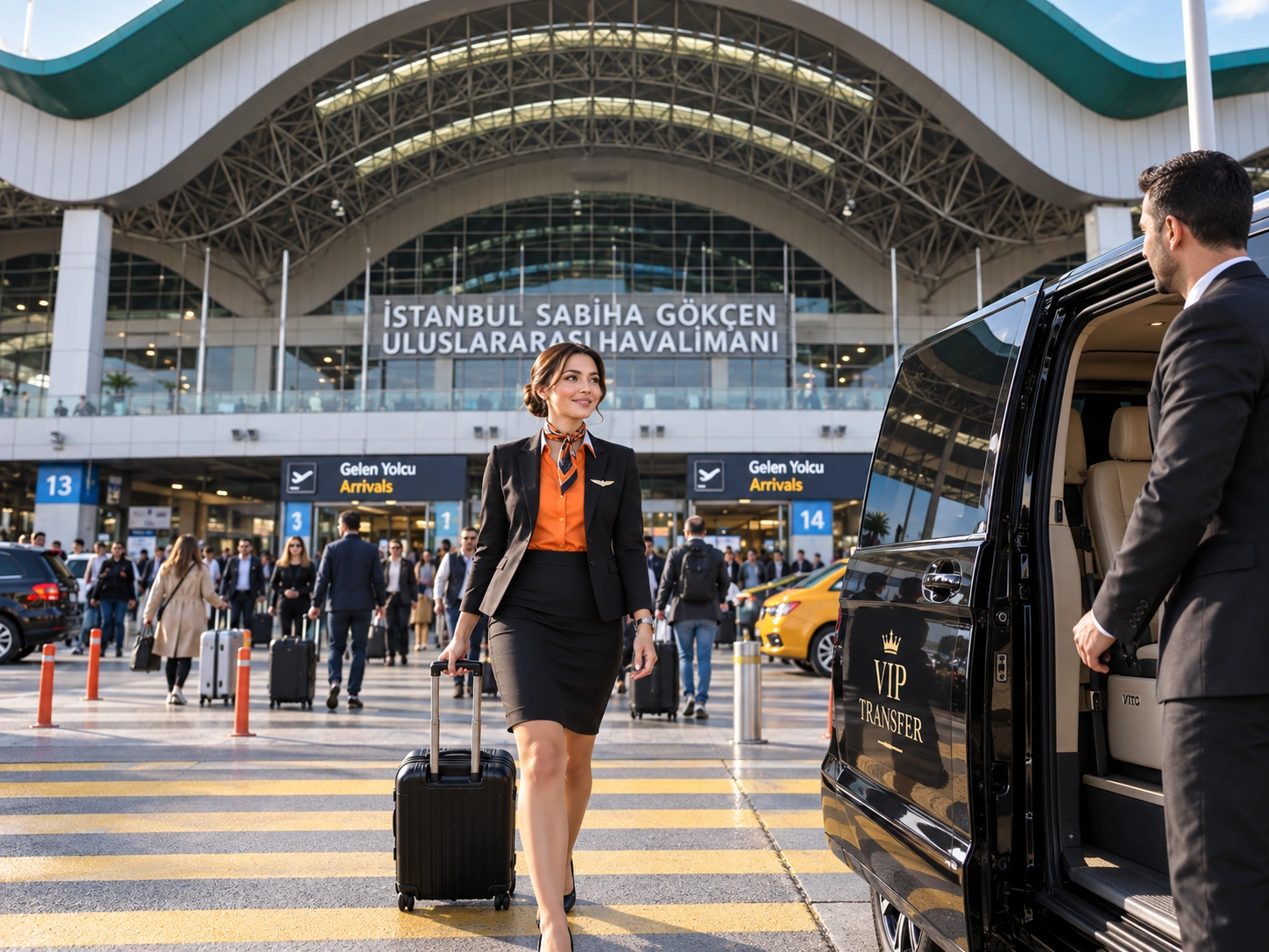 Private transfer vehicle for Sabiha Gökçen Airport