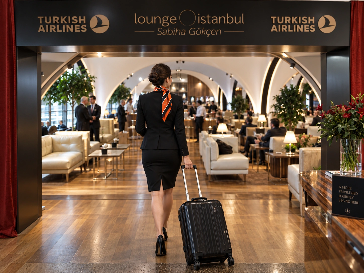 Lounge seating at Sabiha Gökçen Airport
