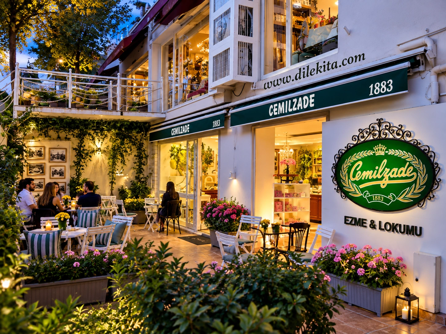 Cemilzade 1883 şekerleme ve lokum kutuları
