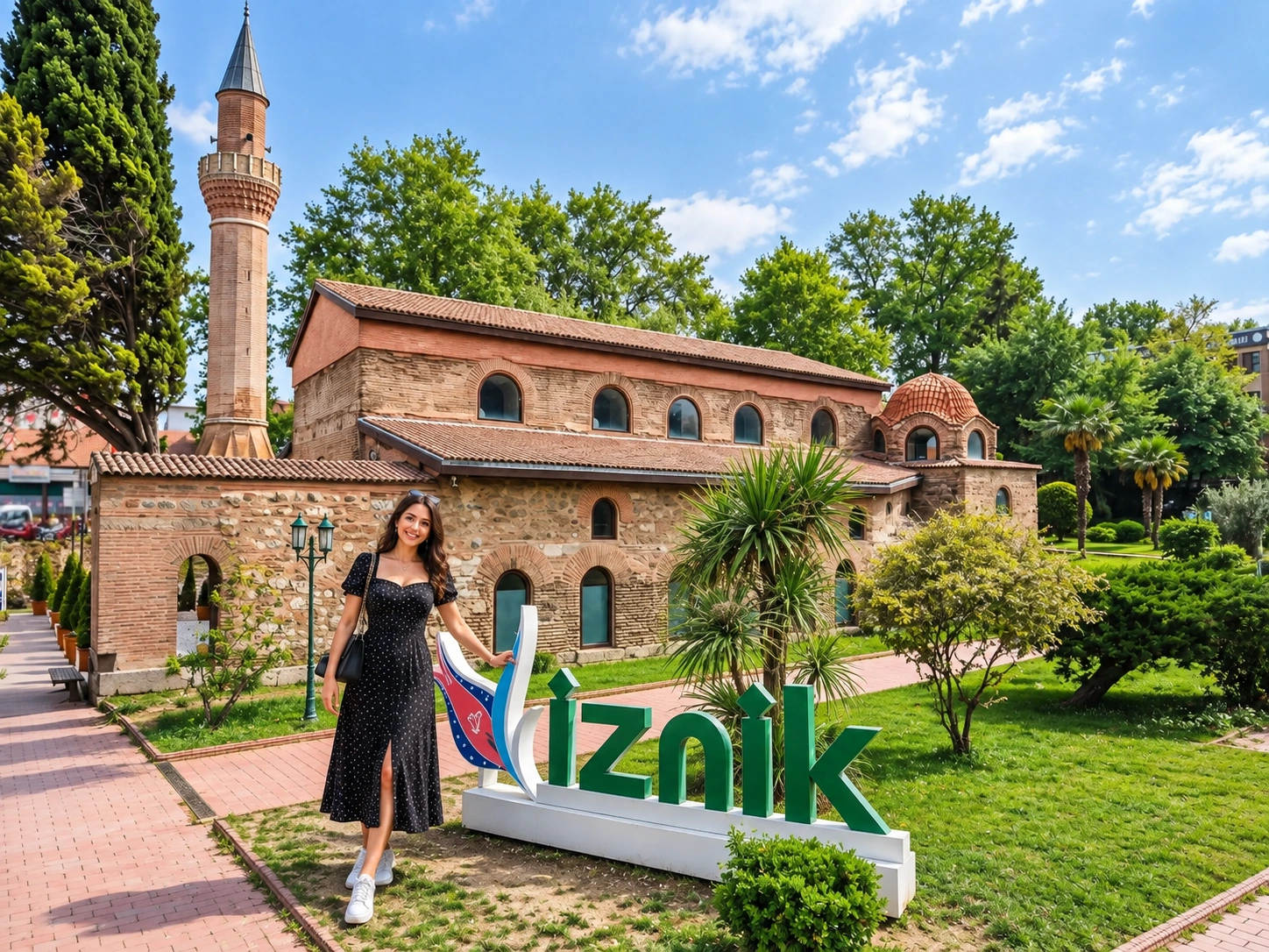 İznik’te tarihi sokaklar ve çinili mimari, antik Nicaea kenti