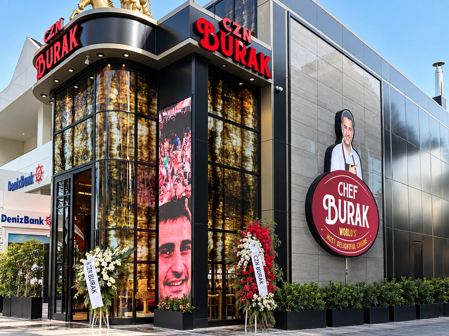 CZN Burak restaurant exterior and dining setting in Etiler, Istanbul