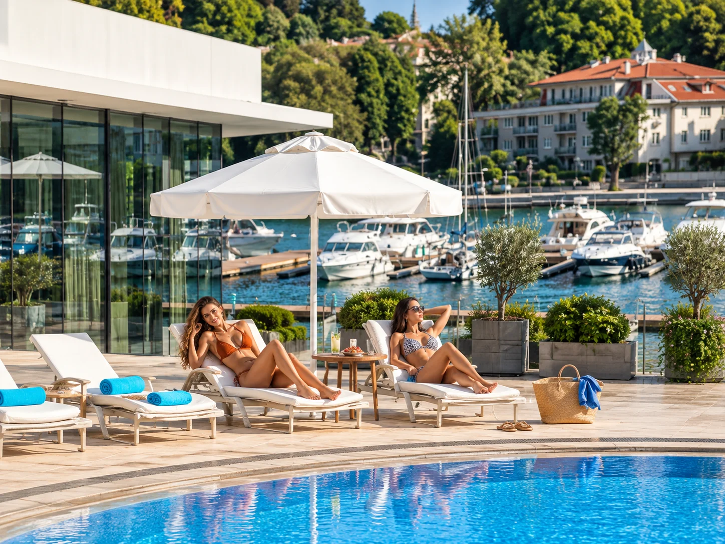 The Grand Tarabya 室外泳池平台