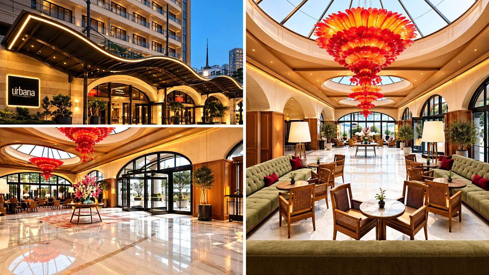 哈尔比耶 Asker Ocağı 大街上的 Divan Istanbul 酒店外立面