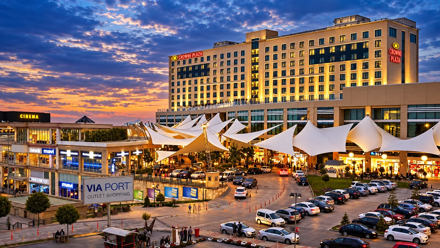 Crowne Plaza Istanbul Asia yanındaki Viaport Asia outlet