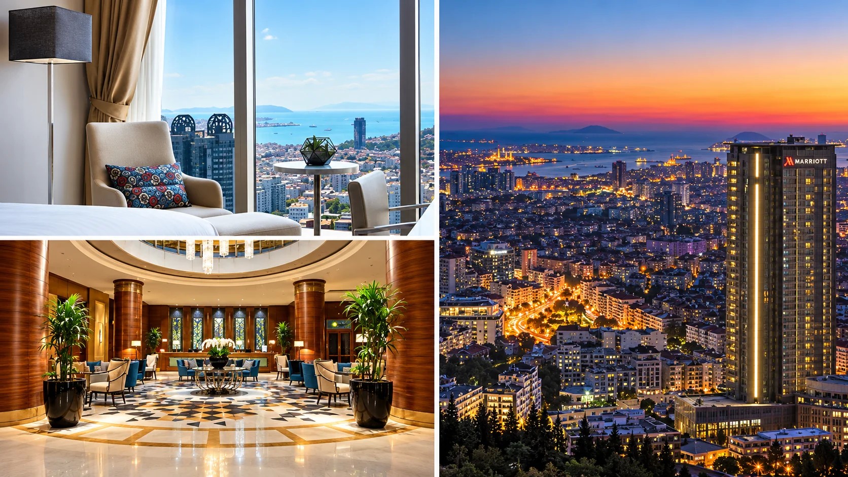 İstanbul Marriott Otelleri — Şişli, Asia, Pendik ve JW Marriott