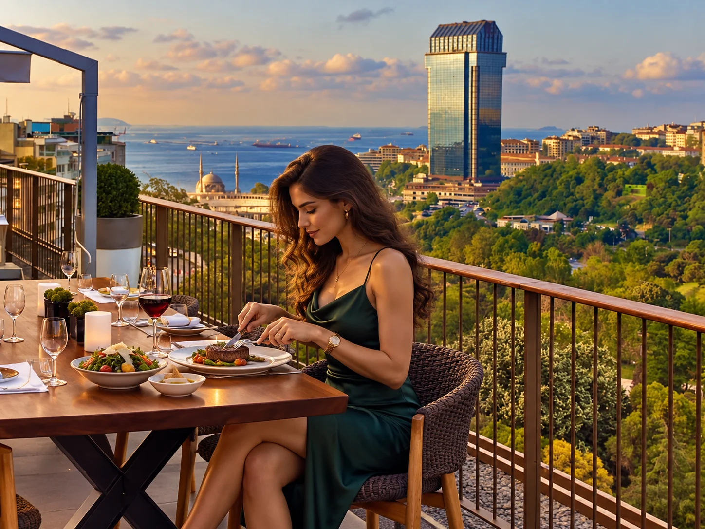 The St. Regis Istanbul çatı terası