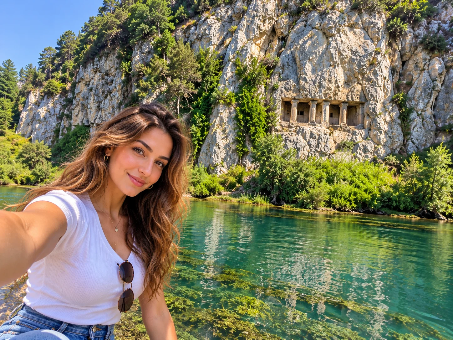 Samsun Kızılırmak ülkesinde kaya mezarları