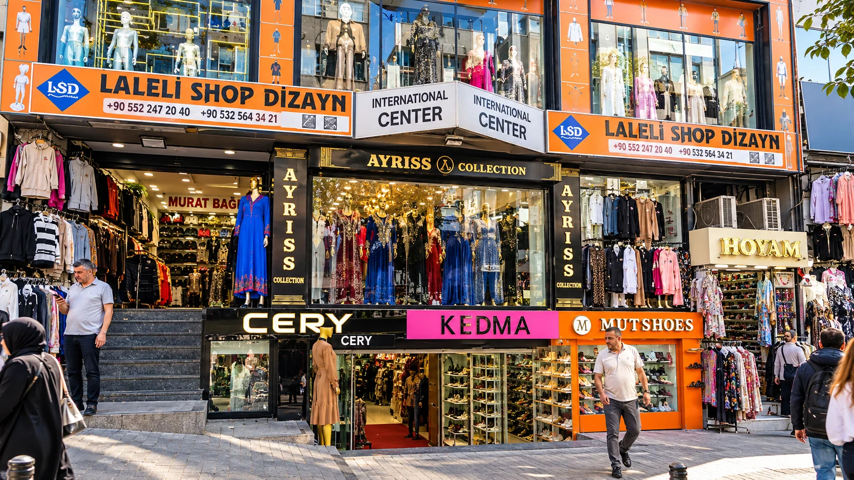 İstanbul Laleli’de toptan giyim mağazaları